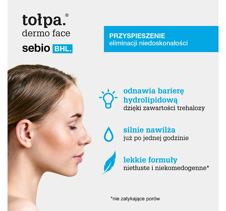 TOŁPA DERMO FACE SEBIO BHL HYDRATISIERENDES CREME-GEL 40ML