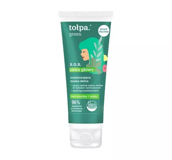 TOŁPA GREEN S.O.S. KOPFHAUT. REINIGUNGSMASKE-DETOX FÜR DIE KOPFHAUT 100ML