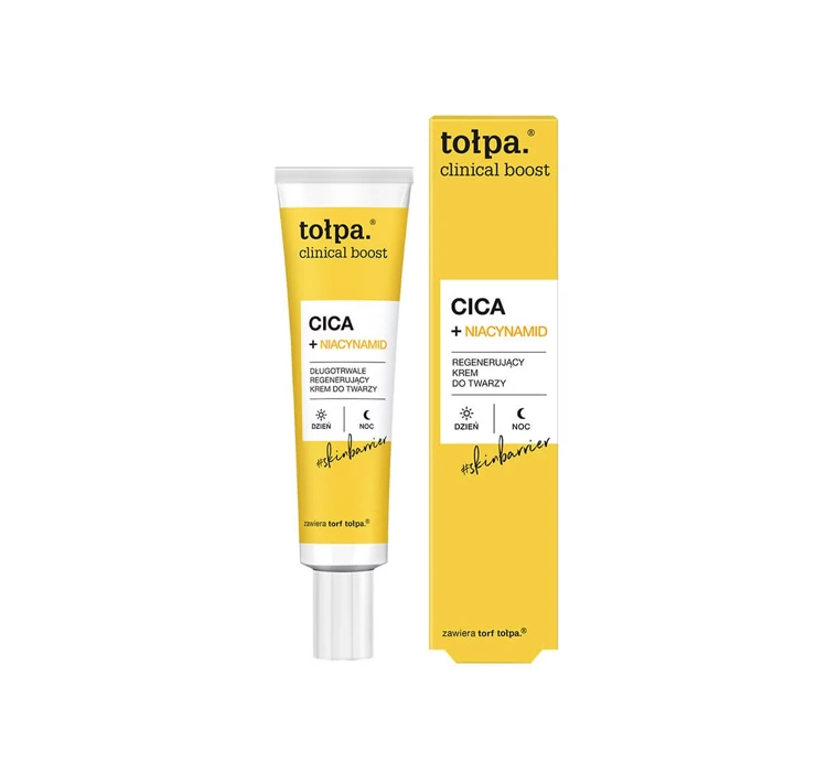 Tołpa Clinical Boost Cica + Niacinamid Regenerierende Gesichtscreme 40ml