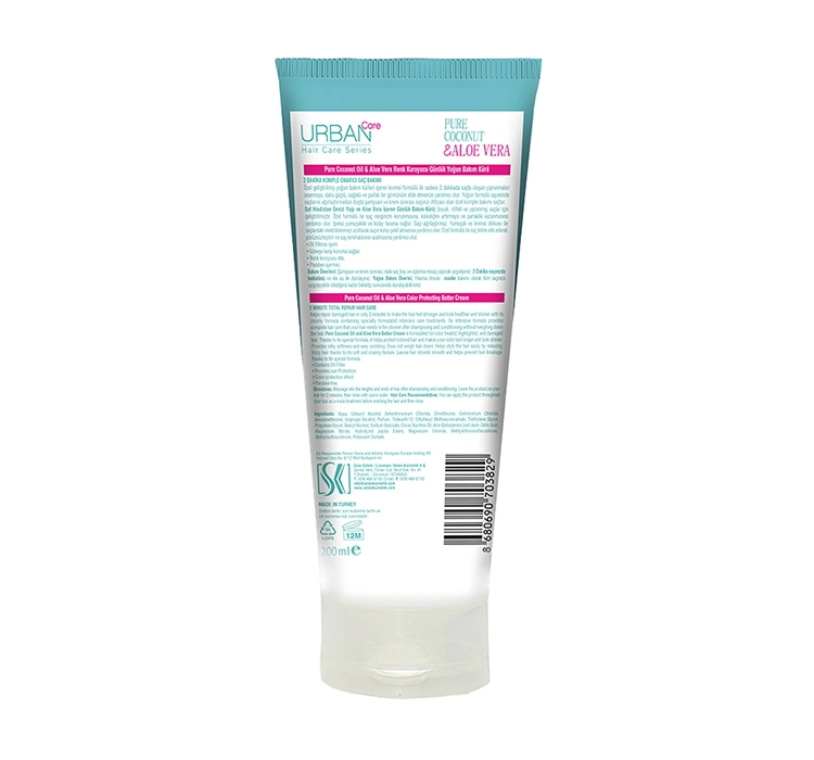 URBAN CARE PURE COCONUT&ALOE VERA 2 MINUTEN HAARMASKE 200ML