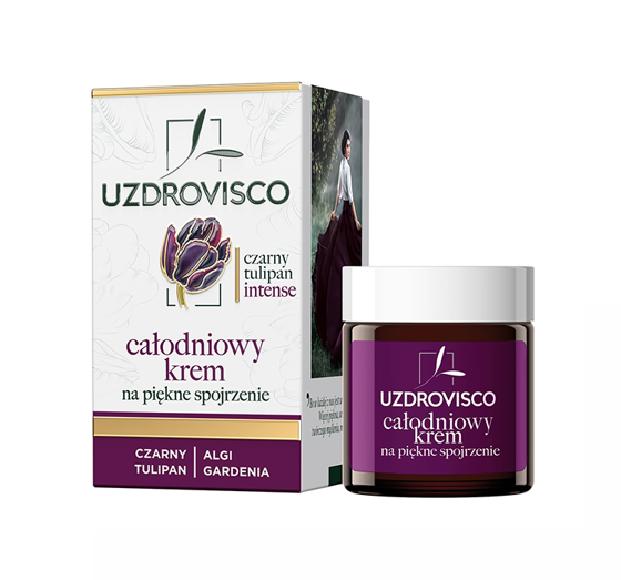 UZDROVISCO CZARNY TULIPAN INTENSE GANZTÄGIGE AUGENCREME 25ML