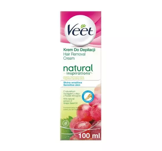 VEET NATURAL INSPIRATIONS ENTHAARUNGSCREME MIT TRAUBENSAMENÖL 100ML 