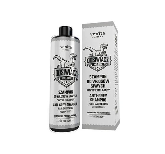 VENITA MEN ANTI-GREY VERDUNKELNDES SHAMPOO FÜR GRAUES HAAR MEDIUM TONES 200ML