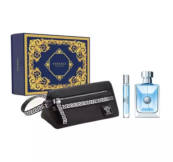 VERSACE POUR HOMME EDT SPRAY 100ML + 10ML + KOSMETIKTASCHE SET