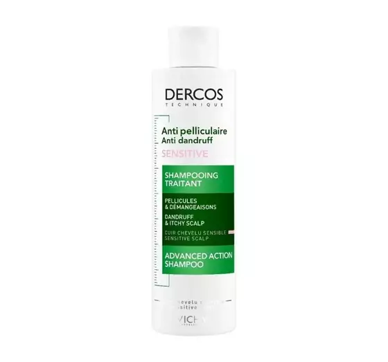 VICHY DERCOS TECHNIQUE SENSITIVE ANTI-SCHUPPEN-SHAMPOO FÜR EMPFINDLICHE KOPFHAUT 200ML