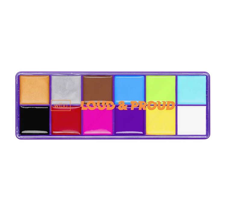 WIBO LOUD&PROUD PALETTE FÜR GESICHTS- UND KÖRPER-MAKE-UP 28G