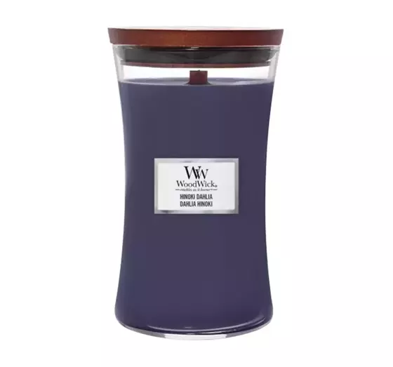 WOODWICK LARGE JAR CANDLE DUFTKERZE HINOKI DAHLIA 610G 