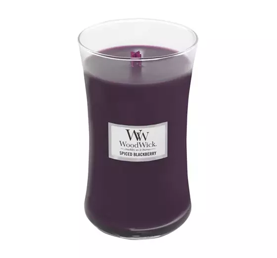 WOODWICK LARGE JAR CANDLE DUFTKERZE SPICED BLACKBERRY 610G 