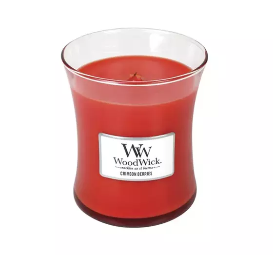 WOODWICK MEDIUM JAR CANDLE DUFTKERZE CRIMSON BERRIES 275G