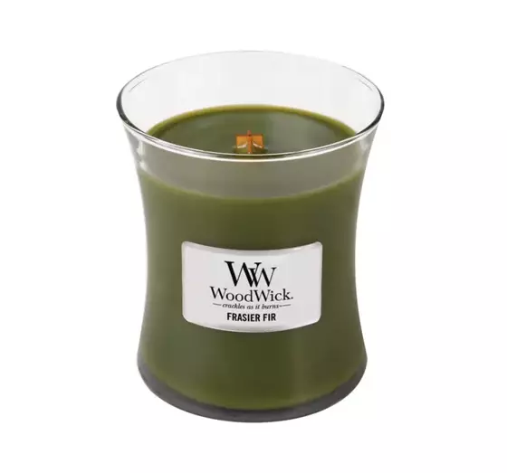 WOODWICK MEDIUM JAR CANDLE DUFTKERZE FRASIER FIR 275G