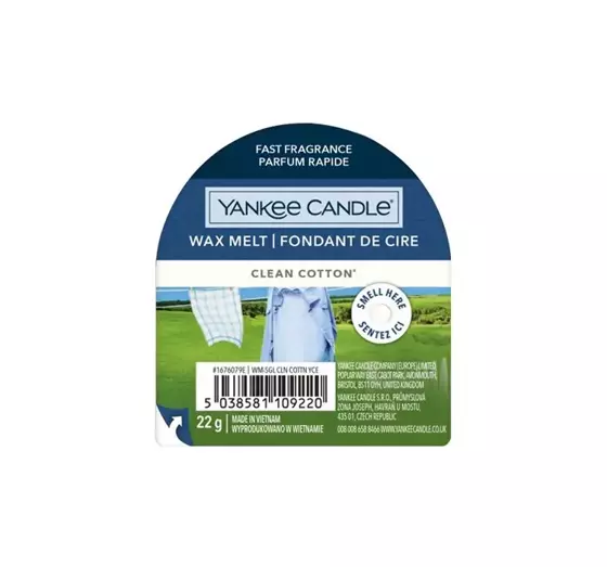 YANKEE CANDLE DUFTWACHS CLEAN COTTON 22G