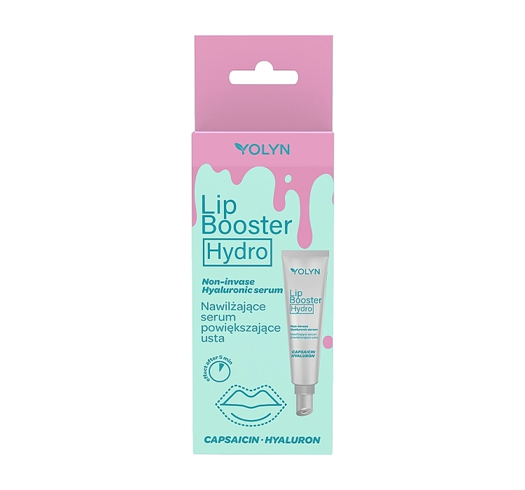 YOLYN LIP BOOSTER HYDRO FEUCHTIGKEITSSPENDENDES SERUM FÜR LIPPENVOLUMEN 12ML