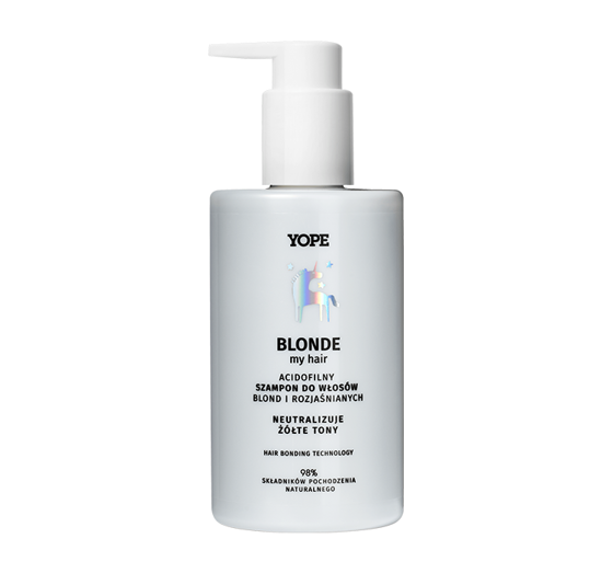 YOPE BLONDE MY HAIR ACIDOPHILES SHAMPOO FÜR BLONDES UND AUFGEHELLTES HAAR 300ML