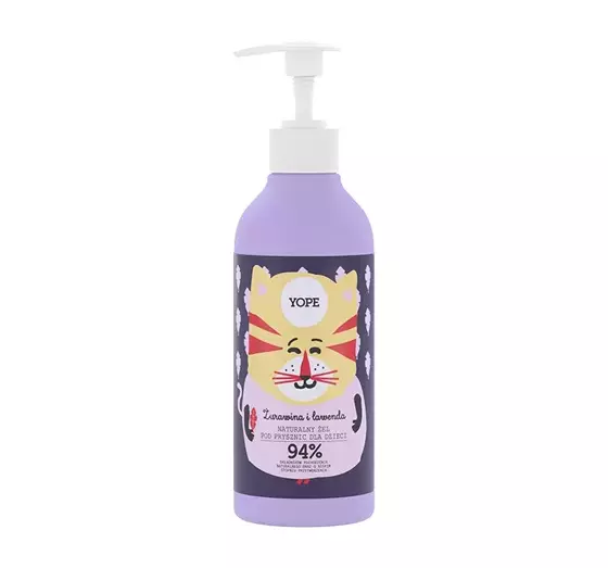 YOPE NATÜRLICHES DUSCHGEL FÜR KINDER MOOSBEERE LAVENDEL 400 ML