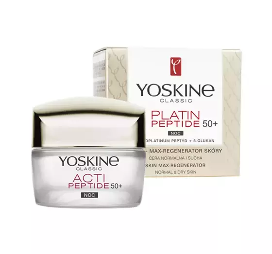 YOSKINE CLASSIC PLATIN PEPTIDE 50+ CREME MAX - REGENERATOR FÜR NACHT 50ML