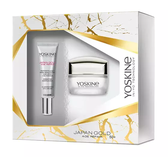 YOSKINE JAPAN GOLD AGE REPAIR 50+ SET FÜR GESICHTSPFLEGE CREME + AUGENPFLEGE