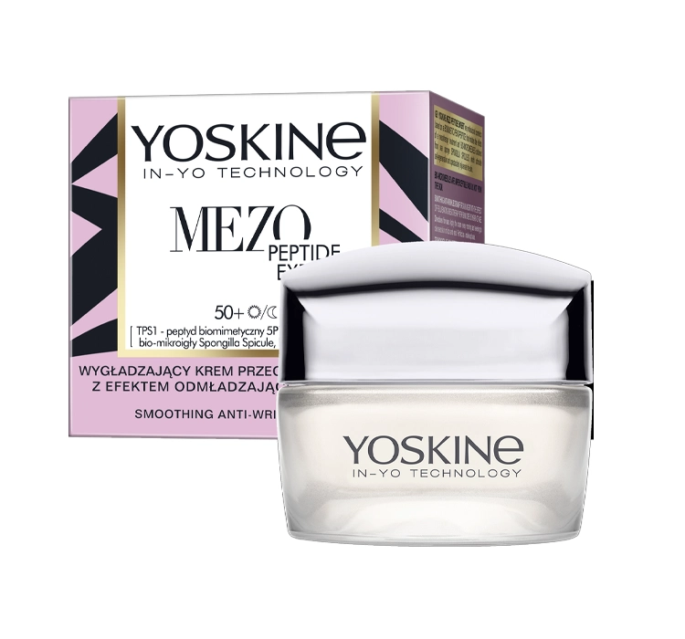 YOSKINE MEZO PEPTIDE EXPERT GLÄTTENDE ANTI FALTEN CREME FÜR TAG UND NACHT 50+ 50ML