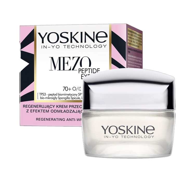 YOSKINE MEZO PEPTIDE EXPERT REGENERIERENDE ANTI FALTEN CREME TAG UND NACHT 70+ 50ML