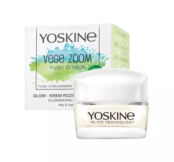 YOSKINE VEGE ZOOM GLOW AUFHELLENDE GESICHTSCREME 50ML