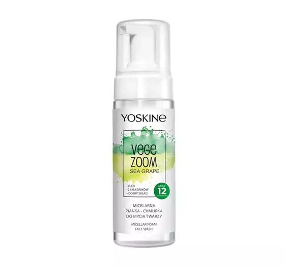 YOSKINE VEGE ZOOM MIZELLENSCHAUM ZUM GESICHTSWASCHEN 160ML