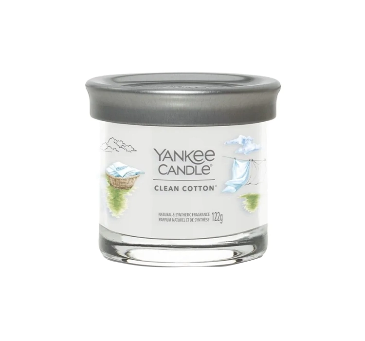 Yankee Candle Signature Duftkerze Tumbler Clean Cotton 122g