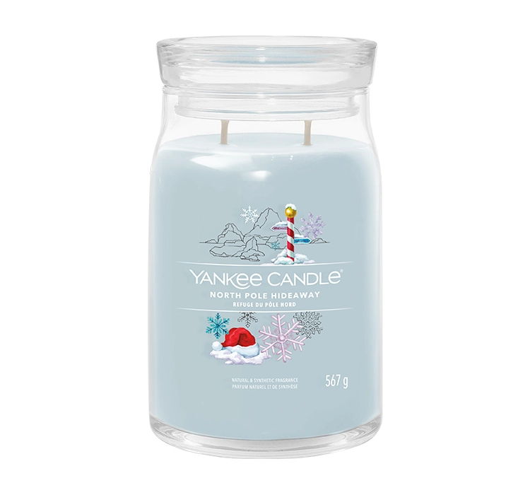 Yankee Candle Signature Große Duftkerze North Pole Hideaway 567g