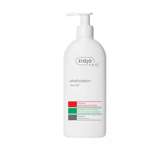 ZIAJA PRO EXFOLIATOR AHA 25% ANTI FALTEN 270ML