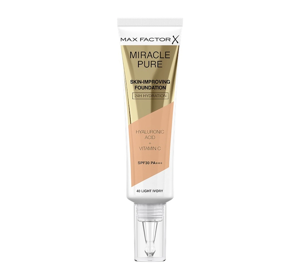  MAX FACTOR MIRACLE PURE FOUNDATION ZUR VERBESSERUNG DES HAUTZUSTANDS 40 LIGHT IVORY 30ML