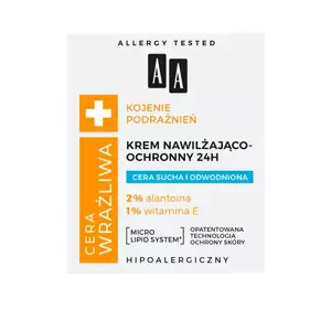 AA SENSITIVE SKIN 24H SCHÜTZENDE UND FEUCHTIGKETISSPENDENDE CREME 50ML