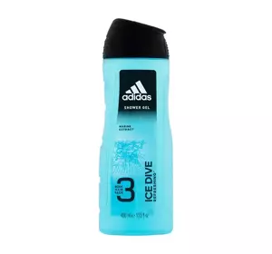 ADIDAS ICE DIVE REFRESHING SHOWER GEL 3IN1 400ML