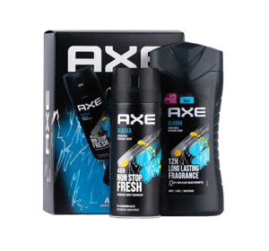 AXE ALASKA GESCHENKSET FÜR MÄNNER GEL 250ML + DEODORANT 150ML