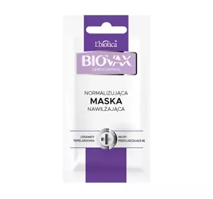 BIOVAX SEBOCONTROL NORMALISIERENDE FEUCHTIGKEITSMASKE FÜR HAARE 20ML