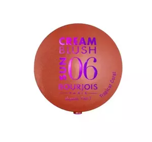 BOURJOIS CREAM BLUSH ROUGE CREME TROPICAL CORAL 06