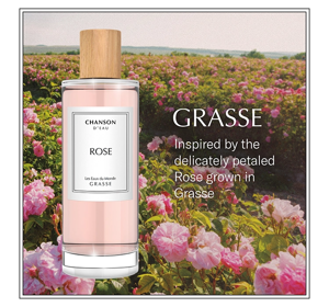 CHANSON D'EAU LES EAUX DU MONDE ROSE GRASSE EDT SPRAY 100ML