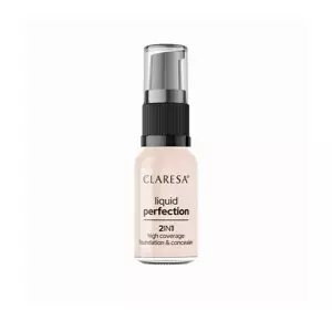 CLARESA LIQUID PERFECTION FOUNDATION 2IN1 101 LIGHT 18G