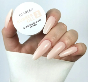 CLARESA RUBBER GEL AUFBAUGEL UV/LED 2 12G