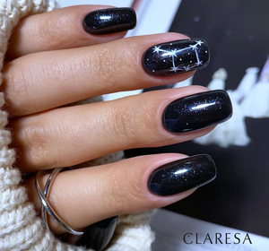 CLARESA SOAK OFF HYBRIDLACK GALAXY BLACK 5ML