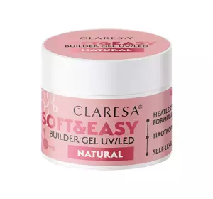 CLARESA SOFT & EASY AUFBAUGEL UV/LED NATURAL 45G