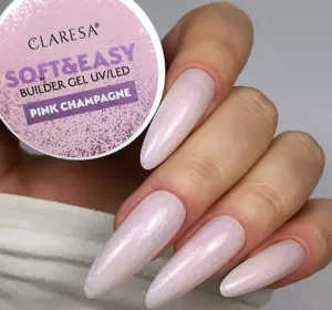 CLARESA SOFT & EASY AUFBAUGEL UV/LED PINK CHAMPAGNE 12G