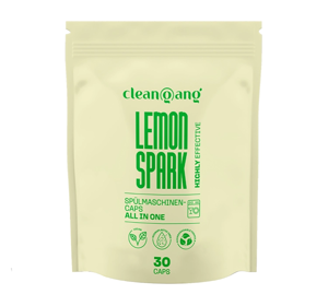 Cleangang Lemon Spark All in One 12in1 Geschirrspülkapseln 30 Stück