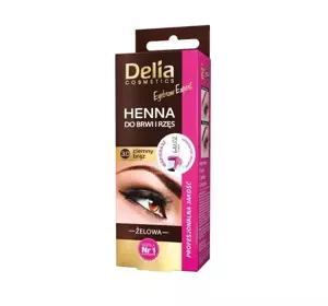 DELIA WIMPERN- UND AUGENBRAUENHENNA IM GEL DUNKELBRAUN 3.0