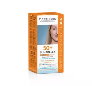 DERMEDIC SUNBRELLA SCHÜTZENDE GESICHTSCREME FÜR HAUT MIT VASKULÄREN PROBLEMEN SPF50+ 50G