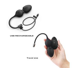 DORCEL LOVE BALLS VIBRIERENDE BÄLLE FÜR KEGEL-MUSKEL-TRAINING BLACK