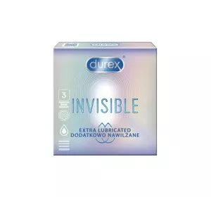 DUREX INVISIBLE EXTRA LUBRICATED KONDOME 3 STÜCK