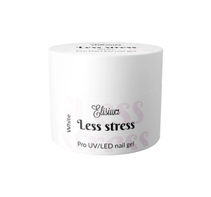 ELISIUM LESS STRESS AUFBAUGEL FÜR NÄGEL WHITE 40ML