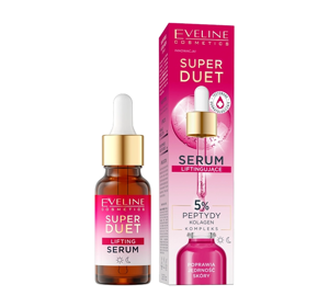 EVELINE SUPER DUET LIFTINGSERUM 5% PEPTIDE FÜR REIFE UND TROCKENE HAUT 18ML