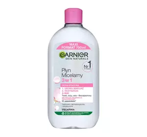 GARNIER 3IN1 MIZELLENWASSER FÜR EMPFINDLICHE HAUT 700ML