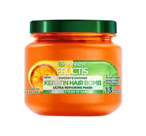 GARNIER FRUCTIS GOODBYE DAMAGE AUFBAUENDE HAARMASKE 320ML