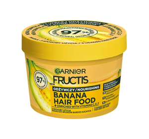 GARNIER FRUCTIS HAIR FOOD BANANA NÄHRENDE MASKE FÜR TROCKENES HAAR 400ML