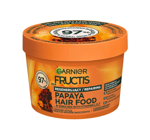 GARNIER FRUCTIS HAIR FOOD PAPAYA REGENERIERENDE MASKE FÜR STRAPAZIERTES HAAR 400ML 